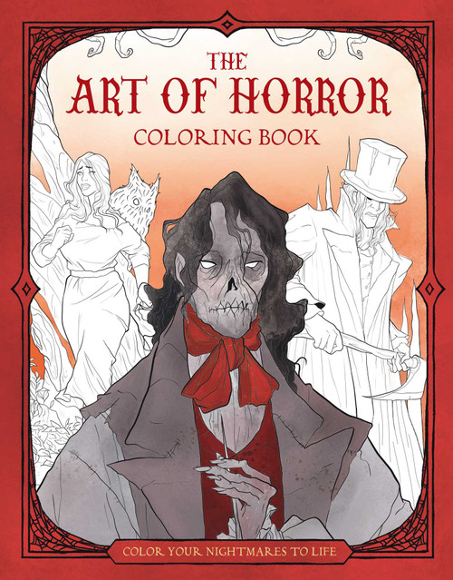 The Art of Horror Coloring Book (Color Your Nightmares to Life) by Abigail Larson, 9798337404554