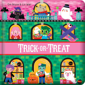 Trick or Treat: Padded Board Book (Picture Storybook) by Em Bruce, Liv Wan, 9780655241768
