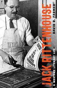 Jack Rittenhouse (A Western Literary Life) by David R. Farmer, 9780826369550