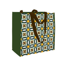 Elm Creek Quilts Christmas Eco Tote (Reusable Grocery and Shopping Bag, Lightweight Folding Gift Tote Bag) by Jennifer Chiaverini, 9781644037485