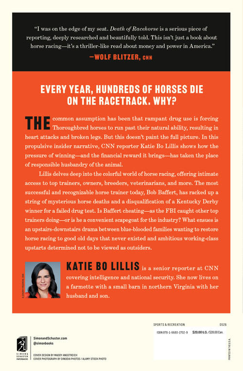 Death of a Racehorse (An American Story) - 9781668017029 by Katie Bo Lillis