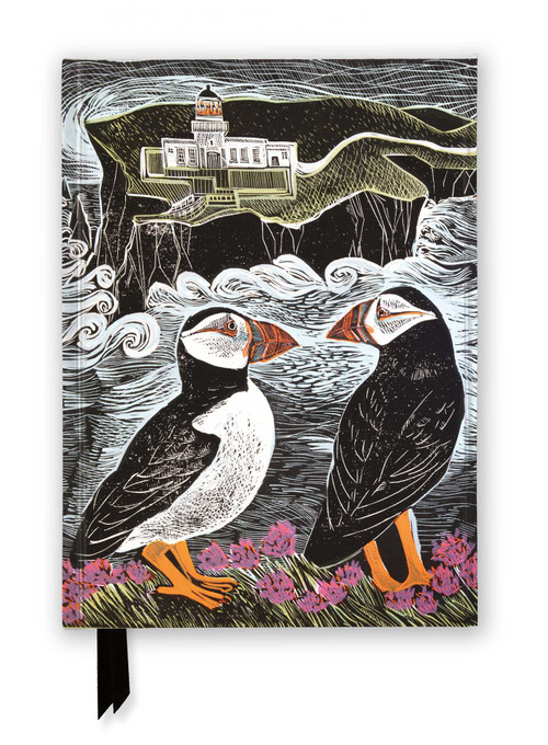 Angela Harding: Fair Isle Puffins (Foiled Journal) by Flame Tree Studio, 9781835628218