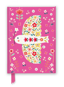 Bee Brown: Pink Floral Dove (Foiled Journal) by Flame Tree Studio, 9781835628249