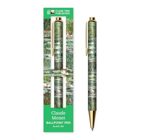 Claude Monet: Bridge over a Pond of Water Lilies Boxed Decorative Ballpoint Pen by Flame Tree Studio, 9781835628256