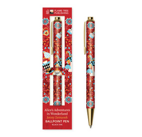 Jenny Zemanek: Alice's Adventures in Wonderland Boxed Decorative Ballpoint Pen by Flame Tree Studio, 9781835628270