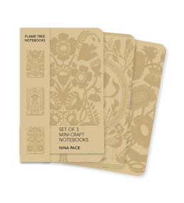 Nina Pace Set of 3 Mini Craft Notebooks by Flame Tree Studio, 9781835628423