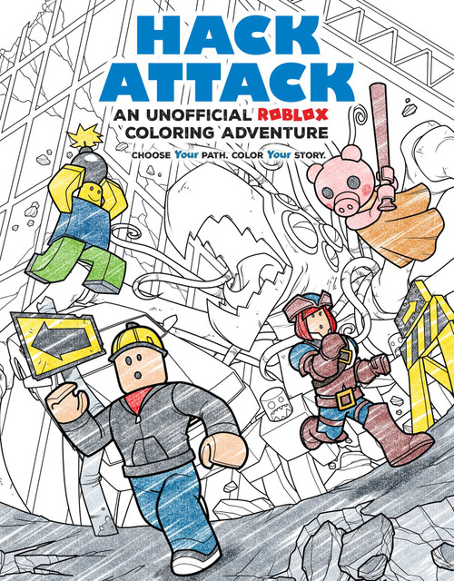 Hack Attack (An Unofficial Roblox Coloring Adventure) by Chris Ruz, 9798337401775