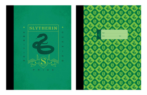 Harry Potter: Slytherin Composition Notebook Set (Set of 2) by Insight Editions, 9798337403953