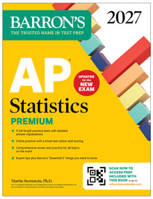 AP Statistics Premium, 2027: 9 Practice Tests + Comprehensive Review + Online Practice by Martin Sternstein, 9798349701566