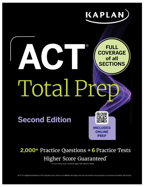 ACT Total Prep by Kaplan Test Prep, 9798349701788