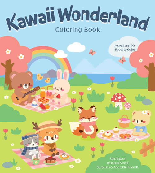 Kawaii Wonderland Coloring Book (Step into a World of Sweet Surprises & Adorable Friends) by Editors of Chartwell Books, 9780785849254
