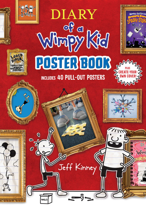 Diary of a Wimpy Kid Poster Book (Includes 40 Pull-Out Posters) by Jeff Kinney, 9781419787645