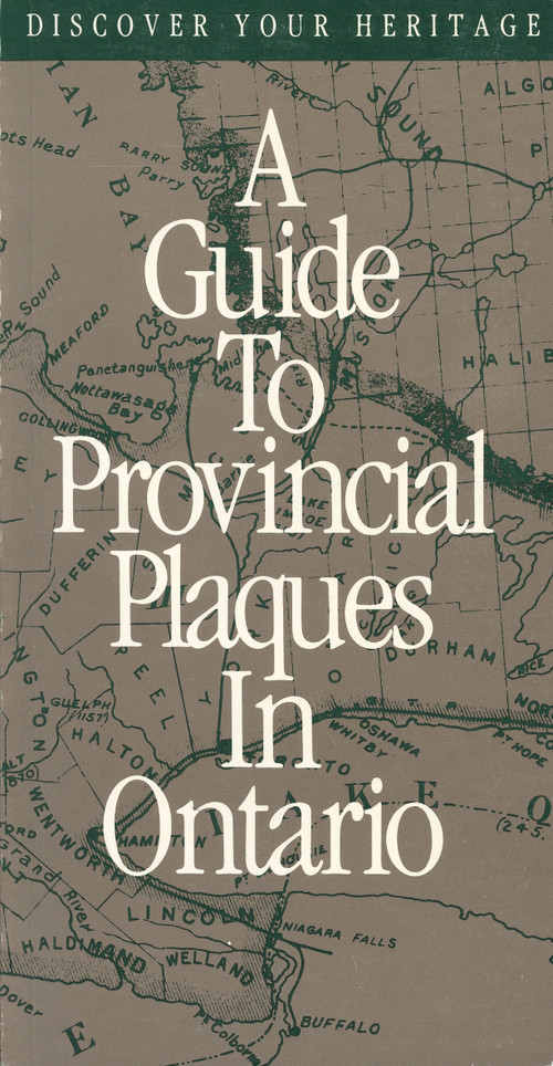 Discover Your Heritage (A Guide to Provincial Plaques in Ontario) by Mary Ellen Perkins, 9780920474501