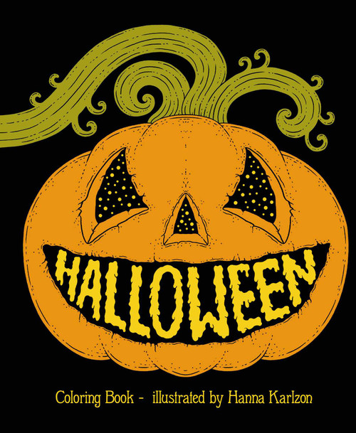 Halloween (Hardcover adult coloring book featuring thick, high-quality paper) by Hanna Karlzon, 9781423669708