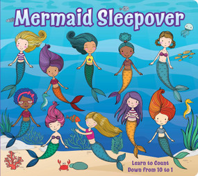 Mermaid Sleepover (Count down from 10 with disappearing mermaids) by 7 Cats Press, 9781423669968