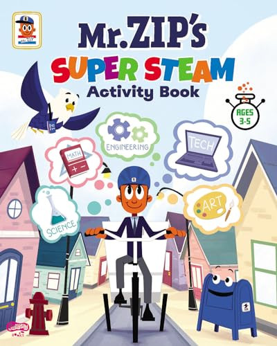 Mr. ZIP's Super STEAM Activity Book by Carrie Rodell, Laura Catrinella, 9781948206594
