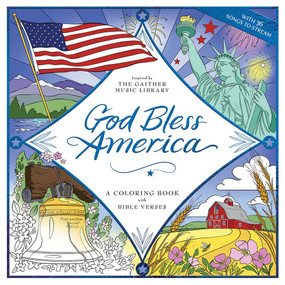 God Bless America: A Coloring Book with Bible Verses by Gaither Music Group, 9780486856490