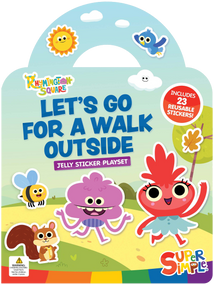 Super Simple Rhymington Square Let's Go for a Walk Outside Jelly Sticker Playset (Includes 23 Reusable Stickers!) by Super Simple & Dover Publications, 9780486857107
