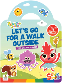 Super Simple Rhymington Square Let's Go for a Walk Outside Jelly Sticker Playset (Includes 23 Reusable Stickers!) by Super Simple & Dover Publications, 9780486857107