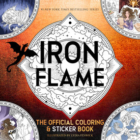 Iron Flame: The Official Coloring & Sticker Book (Includes 2 Pages of Stickers to Color) by Entangled, Lydia Fenwick, 9780486856995
