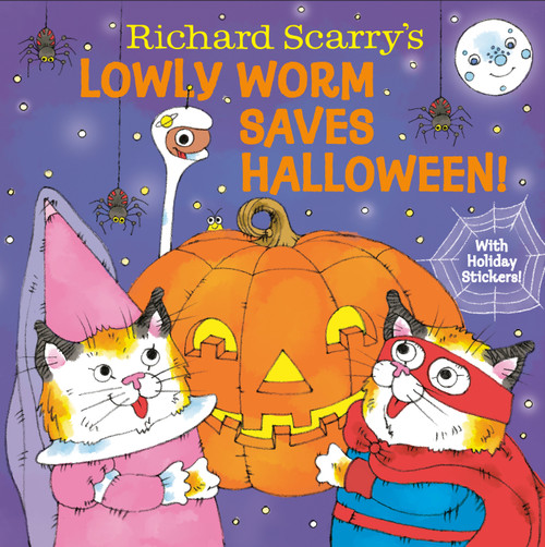 Richard Scarry's Lowly Worm Saves Halloween! by Richard Scarry, 9798217116911