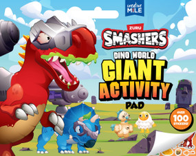 Smashers Dino World Giant Activity Pad by Five MIle, 9781923286764