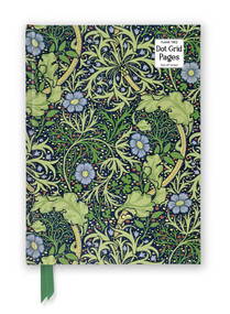 William Morris: Seaweed (Foiled Dot Grid Journal) by Flame Tree Studio, 9781835628461
