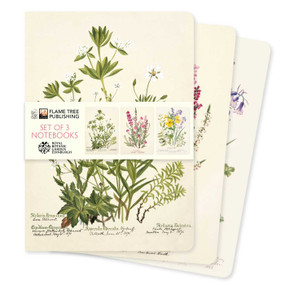 Royal Botanic Gardens Edinburgh Set of 3 Standard Notebooks by Flame Tree Studio, 9781835628591