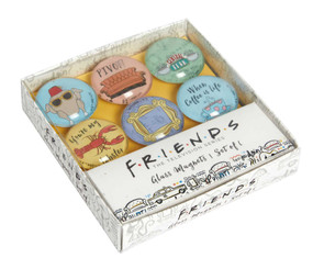 Friends: Glass Magnet Set (Set of 6) by Insight Editions, 9781647222093