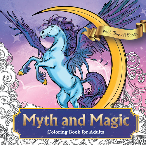 Myth and Magic: Colouring Book for Adults with Tear out Sheets by Penguin Books, 9789815233575