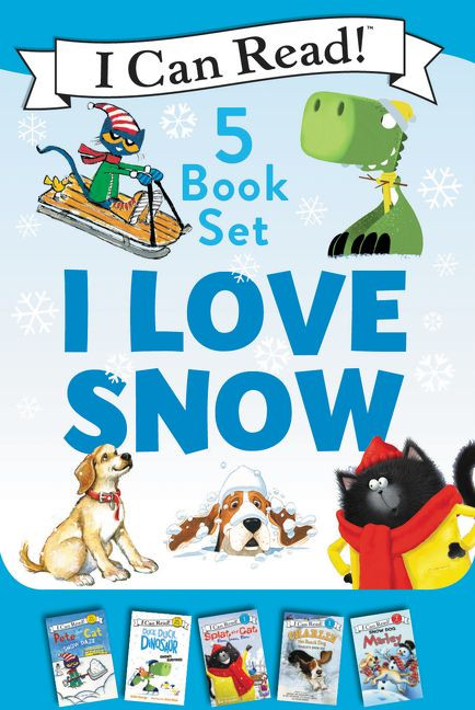 I Love Snow: I Can Read 5-Book Box Set (A Box of 5 Winter I Can Reads for Beginner Readers) by James Dean, Kallie George, Rob Scotton, Ree Drummond, John Grogan, James Dean, Oriol Vidal, Rob Scotton, Diane deGroat, Richard Cowdrey, 9780062891143
