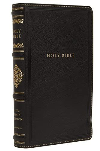 KJV, Personal Size Reference Bible, Sovereign Collection, Leathersoft, Black, Red Letter, Comfort Print (Holy Bible, King James Version) by Thomas Nelson, 9780785239215
