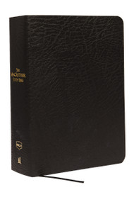 NKJV, MacArthur Study Bible, Large Print, Black Bonded Leather (Unleashing God's Truth One Verse at a Time (Holy Bible, New King James Version)) by Thomas Nelson, 9781418542245