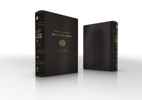 RVR, Biblia de estudio Matthew Henry y legado cristiano, Leathersoft, Negro, Interior a dos colores, con Índice, Comfort Print (Spanish Edition) by Matthew Henry, José María De Rus, Alfonso Ropero, 9788419779021