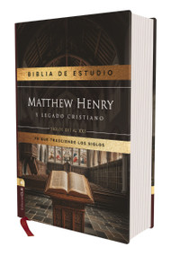 RVR, Biblia de estudio Matthew Henry y legado cristiano, Tapa dura, Interior a dos colores, Comfort Print (Spanish Edition) by Matthew Henry, José María De Rus, Alfonso Ropero, 9788419779113