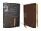 NIV, Thinline Reference Bible (Deep Study at a Portable Size), Leathersoft, Brown, Red Letter, Comfort Print by Zondervan, 9780310462675