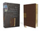 NIV, Thinline Reference Bible (Deep Study at a Portable Size), Leathersoft, Brown, Red Letter, Comfort Print by Zondervan, 9780310462675
