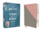 NIV, Quest Study Bible, Large Print, Leathersoft, Gray/Pink, Comfort Print (The Only Q and A Study Bible) by Christianity Today Intl., 9780310465836