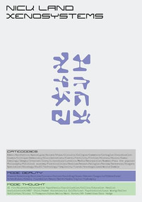 Xenosystems by Nick Land, 9781959403333