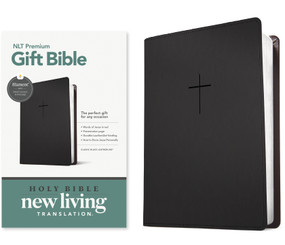 Premium Gift Bible NLT, Filament Enabled (LeatherLike, Classic Black, Red Letter) by New Living Translation, Tyndale, 9781496490773