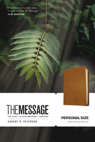 The Message Personal Size (Leather-Look, Saddle Tan) (The Bible in Contemporary Language) by Eugene H. Peterson, 9781612918198