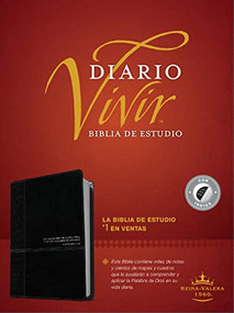 Biblia de estudio del diario vivir RVR60 (SentiPiel, Negro/Ónice, Índice, Letra Roja) (Spanish Edition) by Tyndale, 9781496411303