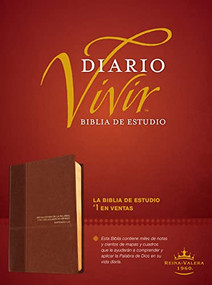 Biblia de estudio del diario vivir RVR60 (SentiPiel, Café/Café claro, Letra Roja) (Spanish Edition) by Tyndale, 9781496411273