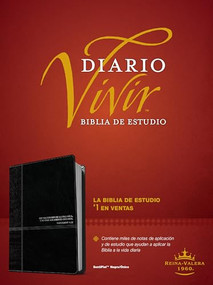 Biblia de estudio del diario vivir RVR60 (SentiPiel, Negro/Ónice, Letra Roja) (Spanish Edition) by Tyndale, 9781496411297