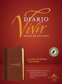 Biblia de estudio del diario vivir RVR60 (SentiPiel, Café/Café claro, Índice, Letra Roja) (Spanish Edition) by Tyndale, Nueva Traducción Viviente, 9781496411280