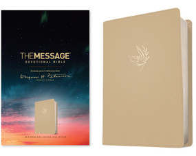 The Message Devotional Bible (Leather-Look, Driftwood Dove) (Featuring Notes and Reflections from Eugene H. Peterson) by Eugene H. Peterson, 9781641586122
