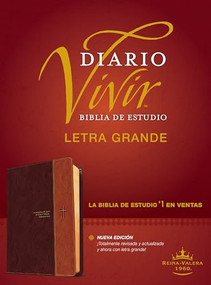 Biblia de estudio del diario vivir RVR60, letra grande (SentiPiel, Café/Café claro, Índice, Letra Roja) (Spanish Edition) by Tyndale, 9781496436719