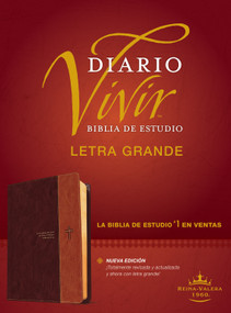 Biblia de estudio del diario vivir RVR60, letra grande (SentiPiel, Café/Café claro, Letra Roja) (Spanish Edition) by Tyndale, 9781496436702