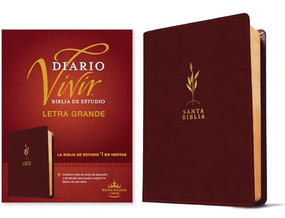 Biblia de estudio del diario vivir RVR60, letra grande (SentiPiel, Vino tinto, Letra Roja) (Spanish Edition) by Tyndale, 9781496486660