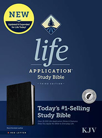 KJV Life Application Study Bible, Third Edition (Bonded Leather, Black, Indexed, Red Letter) by Tyndale, 9781496439802